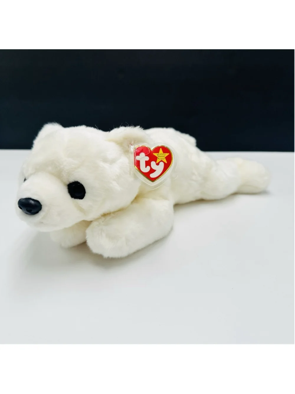 Ty Beanie Buddy CHILLY the Polar Bear w/ Ear Tag 13 Inch Stuffed Animal Plush